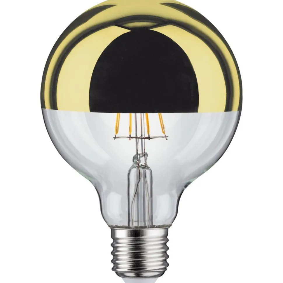 LED-pääpeililamppu Paulmann Modern Classic Edition Globe, E27, G95, 600lm, 6.5W, 2700K, himmennettävä, kulta
