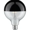 LED-pääpeililamppu Paulmann Modern Classic Edition Globe, E27, G125, 600lm, 6.5W, 2700K, himmennettävä, musta kromi
