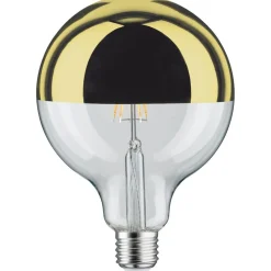 LED-pääpeililamppu Paulmann Modern Classic Edition Globe, E27, G125, 600lm, 6.5W, 2700K, himmennettävä, kulta