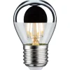 LED-pääpeililamppu Paulmann Modern Classic Edition Drop, E27, 360lm, 4.8W, 2700K, himmennettävä, hopea