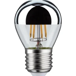LED-pääpeililamppu Paulmann Modern Classic Edition Drop, E27, 360lm, 4.8W, 2700K, himmennettävä, hopea