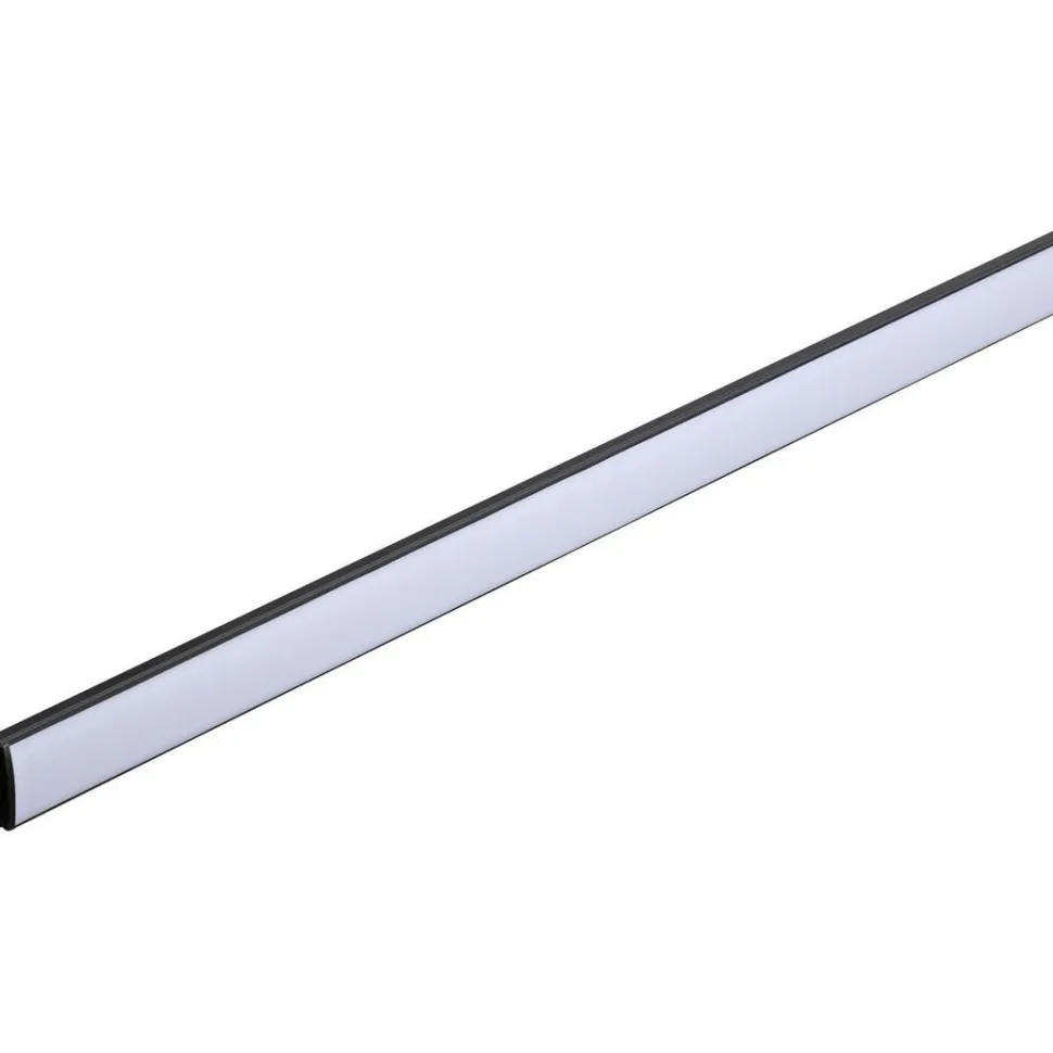 LED-profiili diffuusorilla Paulmann Base White, 1m, musta/valkoinen
