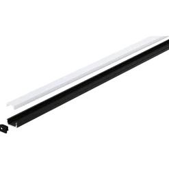 LED-profiili diffuusorilla Paulmann Base White, 1m, musta/valkoinen