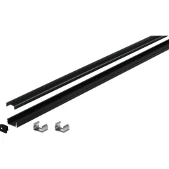 LED-profiili diffuusorilla Paulmann Base, 1m, musta