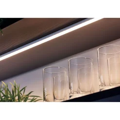 LED-profiili diffuusorilla Paulmann Base, 1m, anodisoitu alumiini