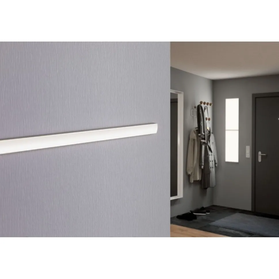 LED-profiili diffuusorilla Paulmann Base, 1m, anodisoitu alumiini