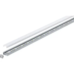 LED-profiili diffuusorilla Paulmann Base, 1m, anodisoitu alumiini