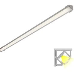 LED-profiili ja LED-nauha Limente Corner 20 COM 3000K, IP44, 2m, alumiini