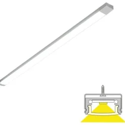 LED-profiili Limente 147, 24V 13W IP44, 17x1470x9mm, alumiini