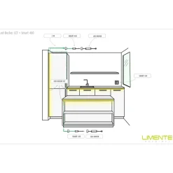 LED-profiili Limente LED-Decker 20 CCT 2700-6000K 2m 19W alumiini