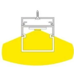 LED-profiili Limente LED-Decker 20 Lux 4000K 2m 28W alumiini