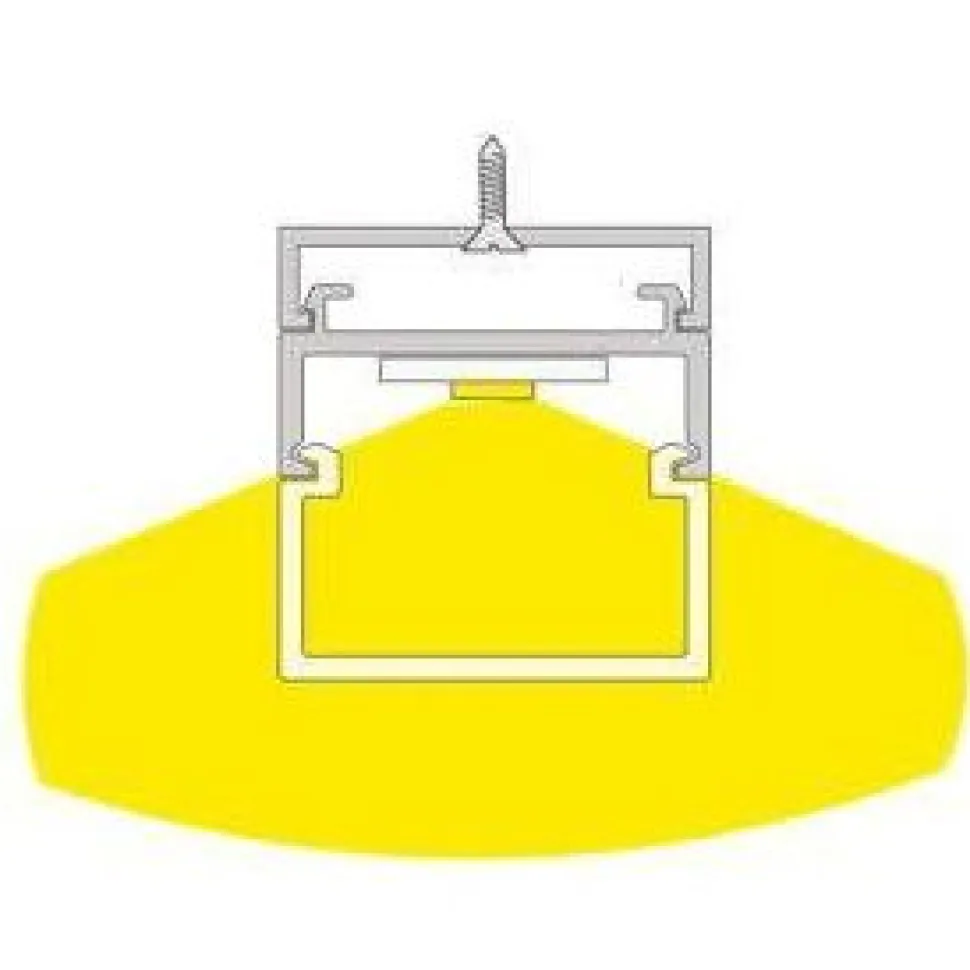 LED-profiili Limente LED-Decker 40 CCT 2700-6000K 4m 29W alumiini