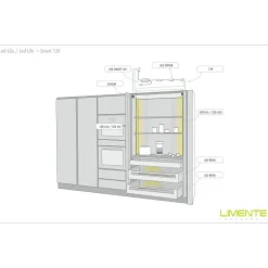 LED-profiili Limente LED-Lilo Prolite 20, 3000K, 2m, alumiini
