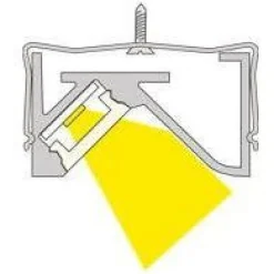 LED-profiili Limente LED-Lilo Prolite 40, 4000K, 4m, alumiini