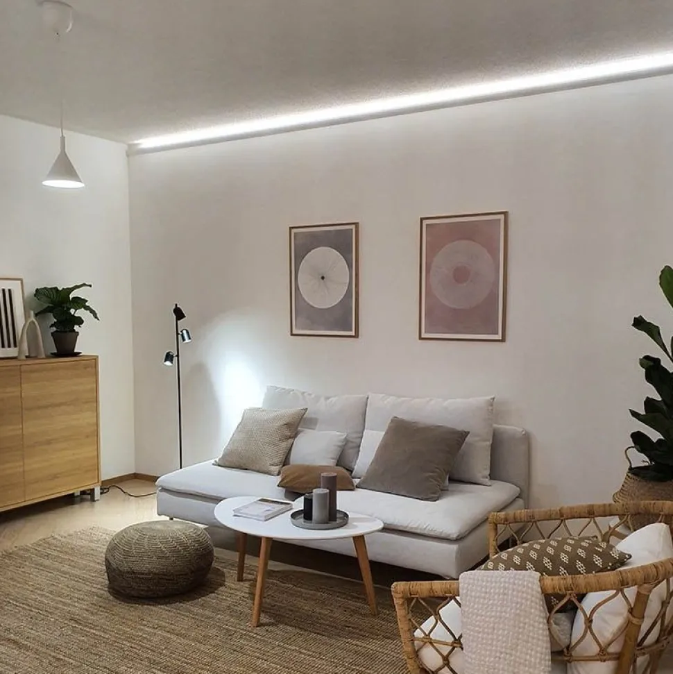 LED-profiili Limente LED-Up 40 4000K 4m 29W musta