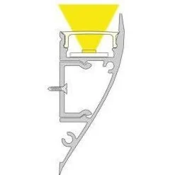 LED-profiili Limente LED-Up 40 4000K 4m 29W musta