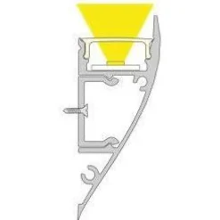 LED-profiili Limente LED-Up 40 CCT 2700-6000K 4m 29W valkoinen