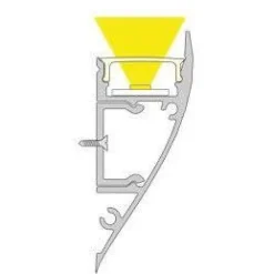 LED-profiili Limente LED-Up 20 CCT 2700-6000K 2m 19W valkoinen