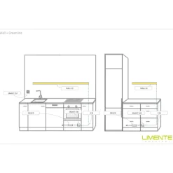 LED-profiili Limente LED-Wall 20 CCT 2700-6000K 2m 19W alumiini