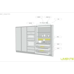 LED-profiili Limente LED-Wall 20 4000K 2m 29W alumiini