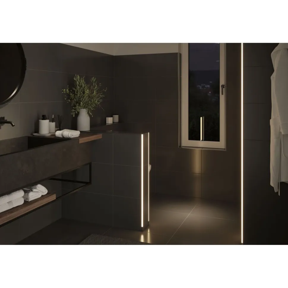 LED-profiili Paulmann LumiTiles Frame, 1m, anodisoitu alumiini