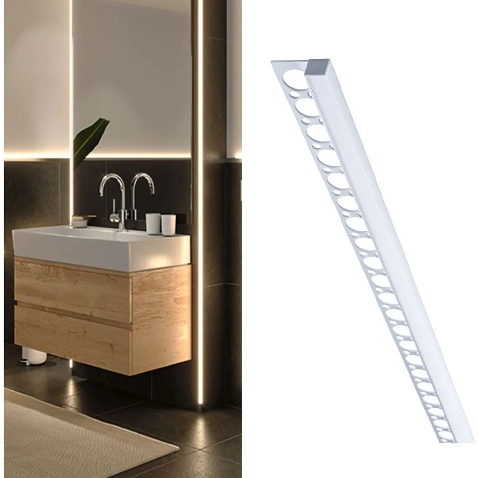 LED-profiili Paulmann LumiTiles Frame, 1m, anodisoitu alumiini