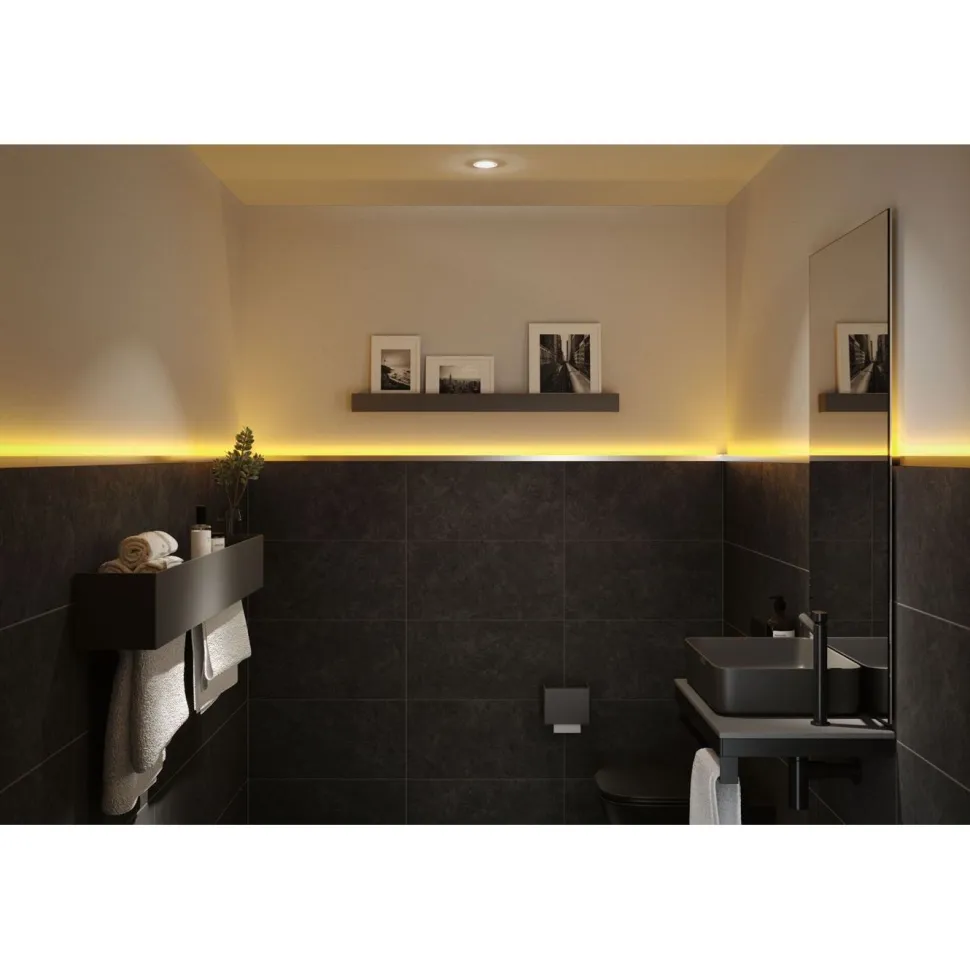 LED-profiili Paulmann LumiTiles, 1m, anodisoitu alumiini