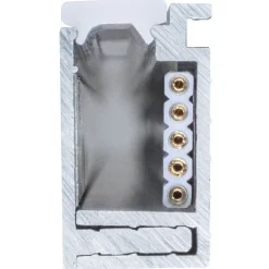 LED-profiili Paulmann LumiTiles, 1m, anodisoitu alumiini