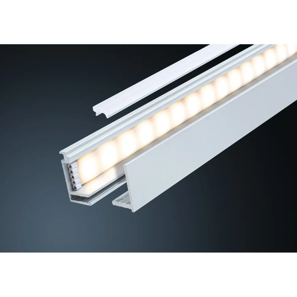LED-profiili Paulmann LumiTiles, 1m, anodisoitu alumiini