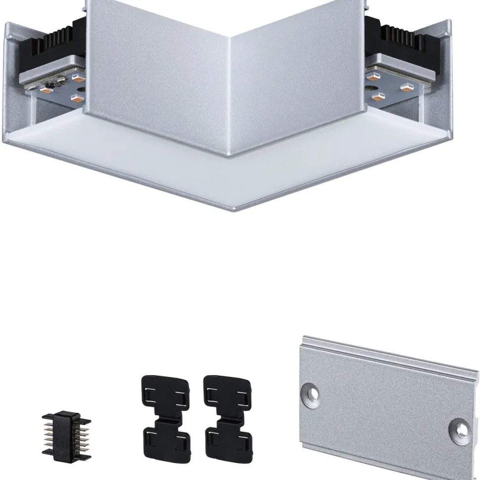 LED-profiilivalaisimen kulmapala Paulmann Linion Light Channel Zigbee 90 ° 24V 3.5W 3000K signaalimusta