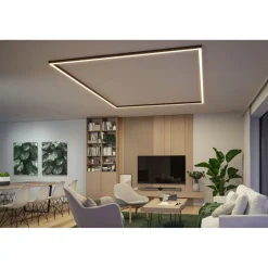LED-profiilivalaisimen kulmapala Paulmann Linion Light Channel Zigbee 90 ° 24V 3.5W 3000K signaalimusta