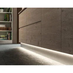 LED-profiilivalaisinsarja Savo Tudo 2500mm 4000K musta