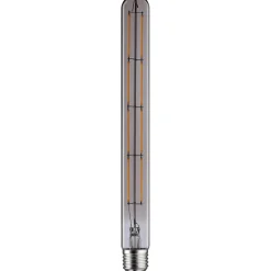 LED-putki Paulmann 1879 Edition Tube, E27, 806lm, 8.8W, 2700K, filamentti, himmennettävä, savulasi