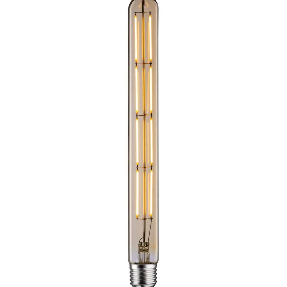 LED-putki Paulmann 1879 Edition Tube, E27, 806lm, 8.5W, 2500K, filamentti, himmennettävä, kulta