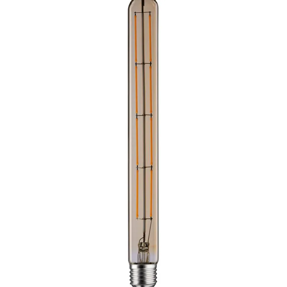LED-putki Paulmann 1879 Edition Tube, E27, 806lm, 8.5W, 2500K, filamentti, himmennettävä, kulta