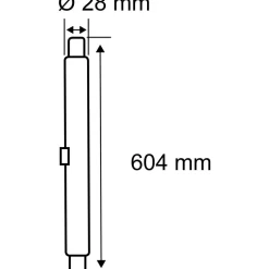 LED-putki Paulmann Tube, G13, 604mm, 900lm, 9.5W, 3000K, opaali