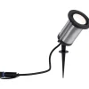 LED-puutarhaspotti Paulmann Plug & Shine Classic, IP65, 3000K, antrasiitti