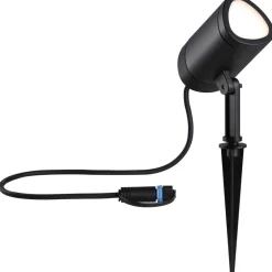 LED-puutarhaspotti Paulmann Plug & Shine Shira, Smart Home Zigbee 3.0, IP65, RGBW+, antrasiitti