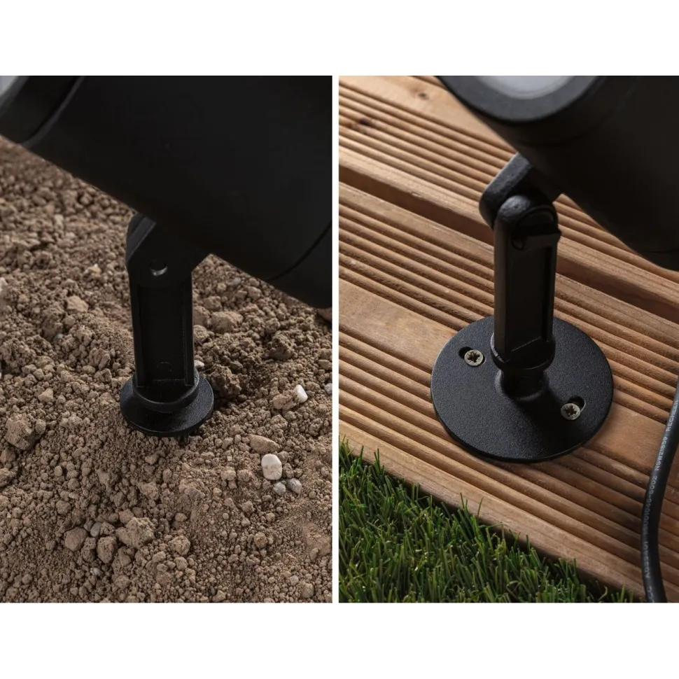 LED-puutarhaspotti Paulmann Plug & Shine Shira, Smart Home Zigbee 3.0, IP65, RGBW+, antrasiitti