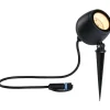LED-puutarhaspotti Paulmann Plug & Shine Kikolo, Smart Home Zigbee 3.0, IP65, säädettävä värilämpötila, antrasiitti