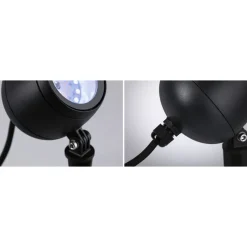 LED-puutarhaspotti Paulmann Plug & Shine Kikolo, Smart Home Zigbee 3.0, IP65, RGBW+, antrasiitti