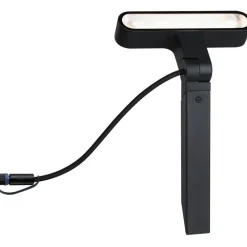 LED-puutarhaspotti Paulmann Plug & Shine Ito, IP65, 3000K, vaakasuuntainen säätö, antrasiitti