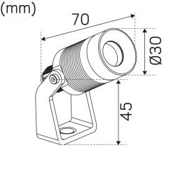 LED-puutarhaspotti Hide-a-lite Spotlight Garden alumiini 3000K