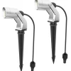 LED-puutarhaspotti Llitt Allan Spotlight alumiini 2 kpl/pkt