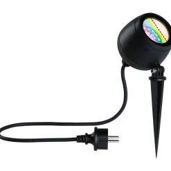 LED-puutarhaspotti Paulmann Kikolo, Smart Home Zigbee 3.0, IP65, 90mm, RGBW+, antrasiitti