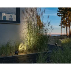 LED-puutarhaspotti Paulmann Plug & Shine Kikolo, 20°, IP65, 3000K, korroosionkestävä, antrasiitti