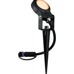 LED-puutarhaspotti Paulmann Plug & Shine Sting, IP67, 2200K, 6.3W, antrasiitti