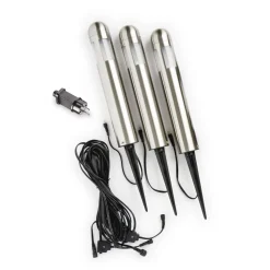 LED-puutarhavalosetti Konstsmide Amalfi 3-osainen 7451-000 3x0,6 W