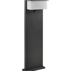 LED-pylväsvalaisin Trio Nestos, 45cm, liiketunnistin, antrasiitti