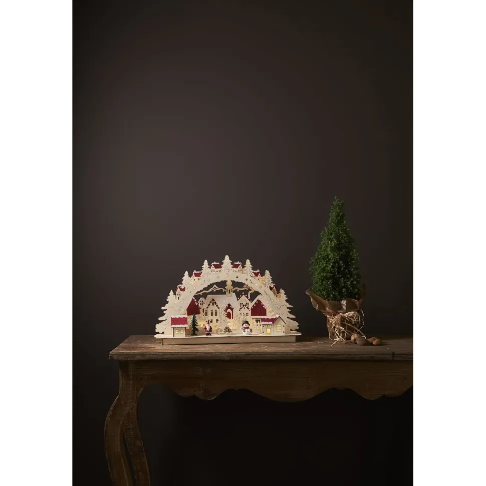 LED-pöytäkoriste Star Trading Rosenheim 46x27 cm